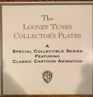 Rare Looney Tunes Collector’s Plates I - Iv - A Special Collectible Series 4 Plates