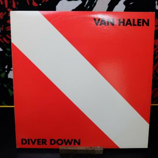 1982 Van Halen ‎– Diver Down Record Vinyl Lp – Bsk 3677 – Vg,  /ex