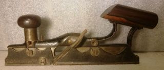 Rare: Otis A.  Smith Plow Plane,  Fales 1882 Patent,  Plane Body With 1 Cutter
