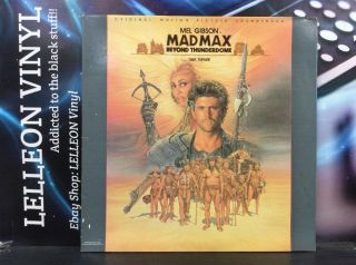 Mad Max Beyond Thunderdome Soundtrack Lp Album Vinyl Ej2403801 A1/b1 Film 80 