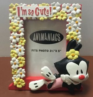 Animaniacs Picture Frame “i’m So Cute” - 3.  5 X 5 Picture