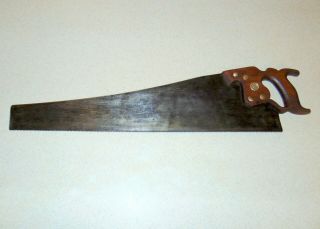 Vintage Disston No.  D8 Crosscut Hand Saw - 9 Ppi - Inv343