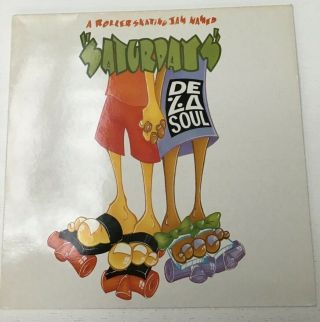 De La Soul ‎– A Roller Skating Jam Named " Saturdays " 1991 Vinyl - Tommy Boy Rec