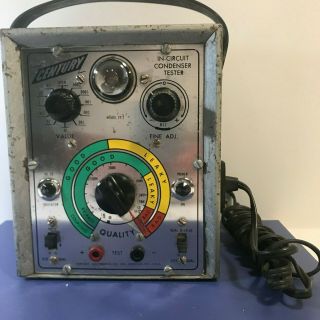 Vintage Century Model Ct - 1 Aut0 In - Circuit Condenser Tester