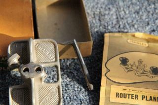 Vintage Stanley Router Plane No.  271 Instructions
