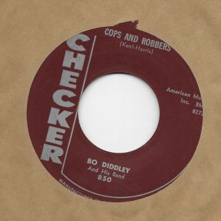 Bo Diddley " Cops And Robbers " U.  S.  Checker 850 7 " 45