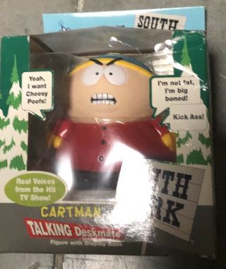 South Park Talking Deskmate Cartman 1998 - Comedy Central - Vintage