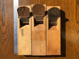Japanese Carpenter Tool Kanna Hand Plane Shave Woodworking Diy 3 - Piece Set/ J7