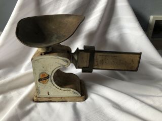 Vintage Pelouze Candy Scale With Pan