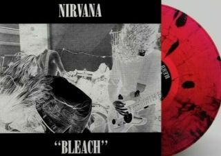 Nirvana - Bleach Lp Indie Exclusive Limited Ed.  Red And Black Vinyl