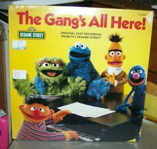 The Gangs All Here Sesame Street Cast Programing Lp Ctw 22102