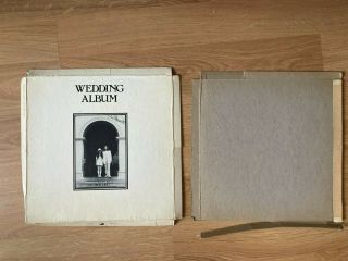 John Lennon Yoko Ono Wedding Album 1969 Sleeve,  Inserts Only No Vinyl
