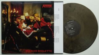 Accept Russian Roulette Gold/black Vinyl Lp 810 Of 2,  000 Made Unplayed (49)
