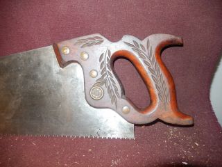 Disston hand saw D - 23,  collectible - user 2