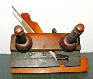 Vintage Winsted Plane & Level Co Screw Arm Plough Plane - Only 1 On Ebay - Rare Item