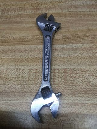 Rare Vintage Diamond Calk Horseshoe Co.  4 " - 6 " Double End Adjustable Wrench (dh)