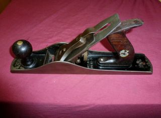 Vintage Stanley Sweetheart No 5c Wood Plane Apr - 19 - 10 Patent Partial Lable