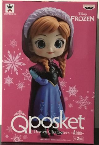 Banpresto Q Posket Disney Characters Anna Color A Frozen