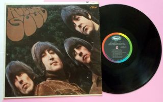 The Beatles Rubber Soul Lp 1965 Capitol Records Mono Issue Vg,  5808