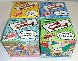 Full Set Of 4 Official The Simpsons Talking Watches Burger King Homer Bart 2002