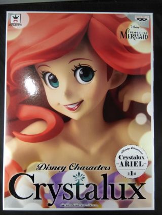 Banpresto Disney Characters Crystalux Little Mermaid Ariel Figure