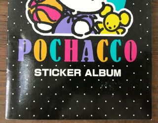 Vintage SANRIO 1995 POCHACCO Dog STICKER ALBUM 200,  Twin Star HELLO KITTY Snoopy 2