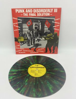 Punk And Disorderly The Final Solution Punk Compilation Vinyl Record