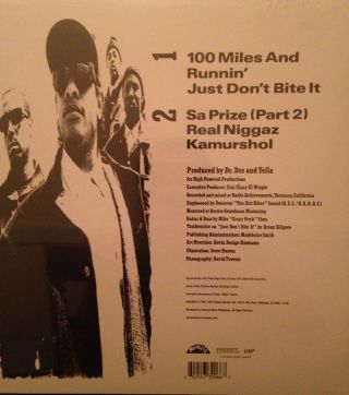 N.  W.  A - 100 Miles And Runnin ' LP [Vinyl New] NWA Ltd.  Ed.  3d Lenticular Cover EP 2
