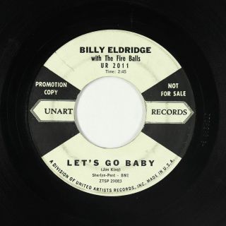 Rockabilly 45 - Billy Eldridge With The Fire Balls - Let 