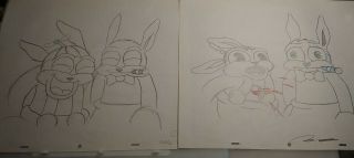 One Crazy Summer - Animation Drawing Happy Bunnies 12,  13 - Bill Kopp