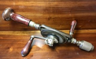 Antique North Bros.  " Yankee " No.  1545 Ratcheting Hand Drill