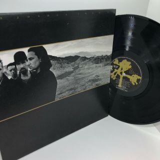 U2 ‎– The Joshua Tree Vinyl Record Lp Ex