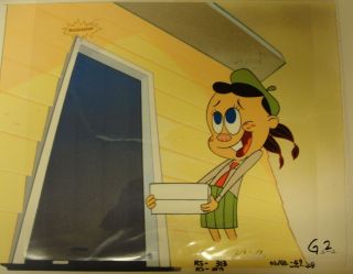 Ren And Stimpy Production Cel,  With