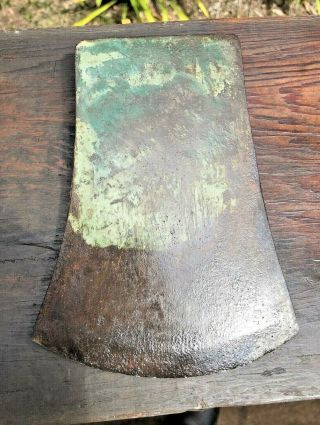 Vintage Heavy 4 1/2 Lb 180 X 140 Mm Axe Old Tool