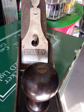 Vintage Stanley Bailey Plane.  No.  5 USA,  1910,  Old Woodworking Tool Smooth Bottom 2