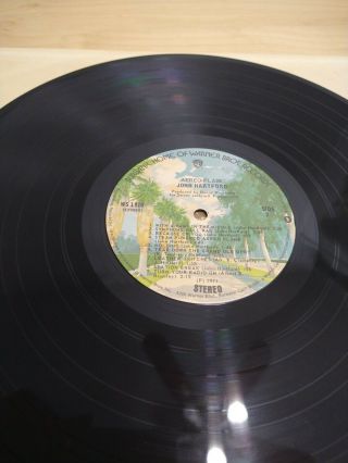 John Hartford Aereo Plain LP Warner WS 1916 1973 Vinyl 3