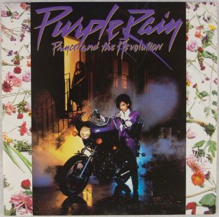 Prince & The Revolution: Purple Rain Us Orig Press W/ Poster Vg,  Vinyl Lp