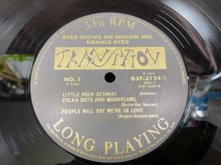 DONALD BYRD BLOWS ON BEACON HILL TRANSITION GXF 3124 MONO JAPAN VINYL LP 3