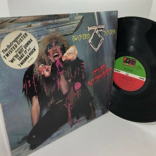 Twisted Sister ‎stay Hungry Vinyl Record Lp Vg,
