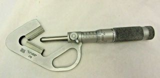 Vintage Brown & Sharpe No 175 V Anvil Micrometer 0 - 1 