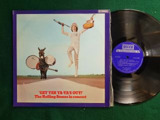 The Rolling Stones In Concert Get Yer Ya - Yars Out Lp Near Aust Press
