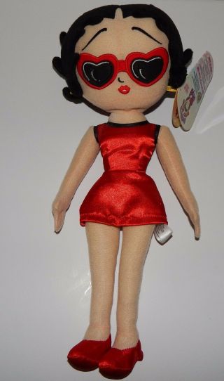 Betty Boop 2009 Fashion Diva Plush Doll Sugar Loaf Nwt 3,  Stuffed Sunglasses