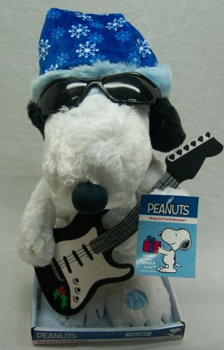Dan Dee Peanuts Sing And Twist Snoopy Rocker 18 " Plush Stuffed Animal Toy