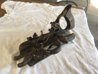 Vintage Stanley No.  45 Combination Plane And Cutters Woodworking Tools