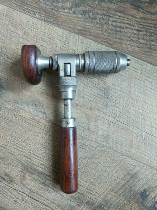 Vintage Stanley No.  984 Corner Bit Brace Drill Hand Tool
