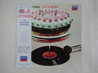 The Rolling Stones Let It Bleed London Records L20p 1009 33 Rpm Vinyl Obi 270