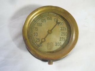 Antique The Ashcroft Mfg.  Co.  Steam Fitting Pressure Gauge 508626