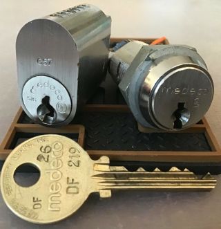 High Security Medeco Australian Oval & Switch Locks W/ Key Locksport Locksmith