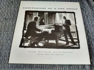 The Style Council Confessions Of A Pop Group Uk Insert Inner Vinyl 1988