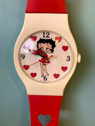 Bright Ideas - Betty Boop - Wrist Watch Wall Clock - 4 Ft 9 Inches Long - Rare